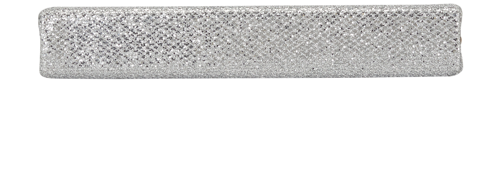 Glittered Celeste Clutch, &pound;250, Handbags, Silver, Fabric, Top view